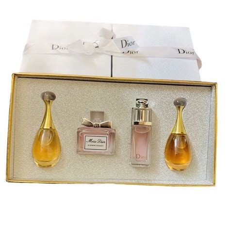 mini perfume sets dior|christian Dior miniature perfume set.